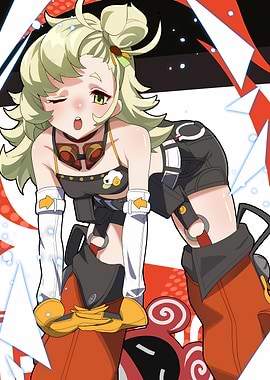 Girl with Green Hair