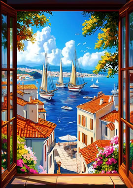 Mediterranean Harbor View