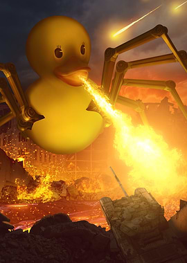 What the Quack? A Rubber Ducky Monster