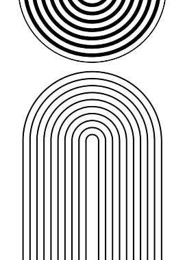 Mid Century Geometric Art