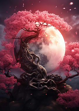Cherry Blossom Moon