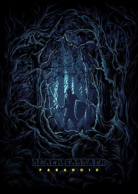 Black Sabbath Paranoid Album Art