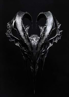 Black Abstract Sculpture