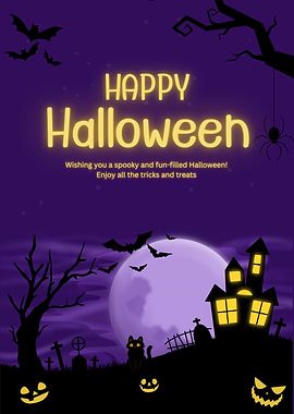Happy Halloween Greeting Card