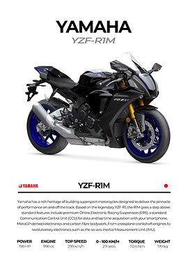 Yamaha R1M Motorcycle