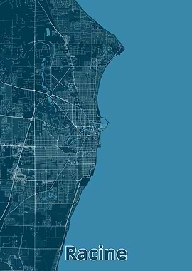 Racine City Map