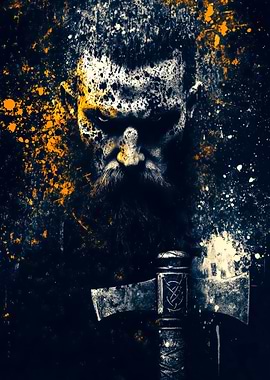 Viking Warrior with Axe