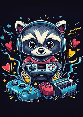 Gamer Raccoon