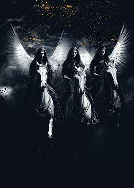 Three Valkyries Ride From Asgaard