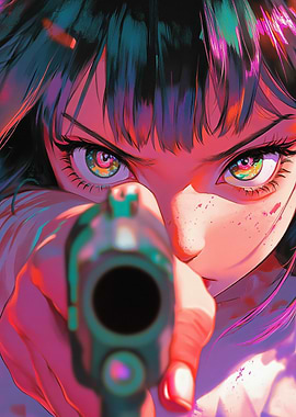 Girl Gun Anime Poster