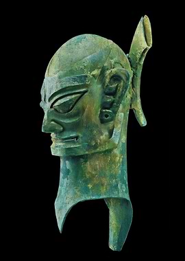 Sanxingdui Ancient Bronze Head