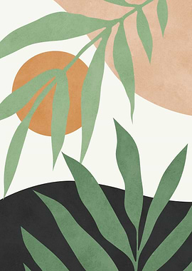 Abstract Tropical Leaves