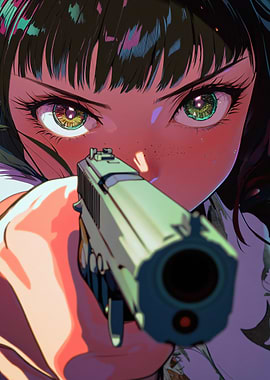 Girl Gun Anime Poster