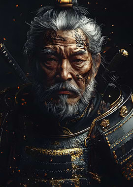 Great Samurai Warrior Portrait