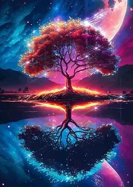 Cosmic Tree Reflection