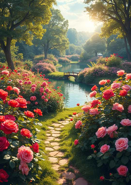 Rose Garden Path