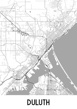 Duluth City Map
