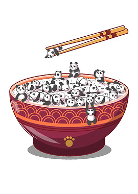 Panda Rice Bowl