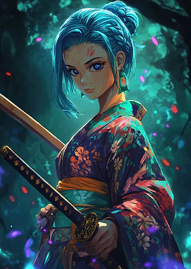 Anime Samurai Girl