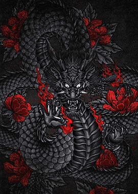Black Dragon Tattoo