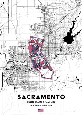 Sacramento City Map