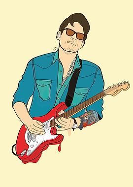 Guitarist Illustration