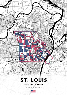 St. Louis City Map