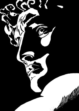 David Statue Silhouette