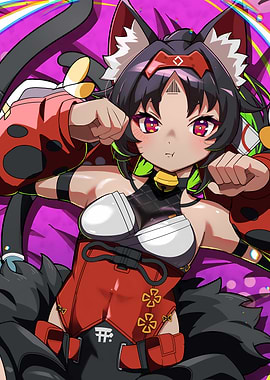 Cat Girl Illustration