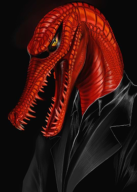 Red Dragon Head