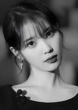 Black and White Portrait of a Woman