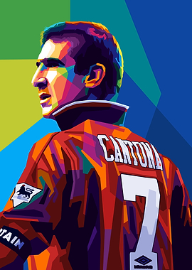 Cantona Wpap Pop Art