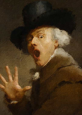 Surprised Man in Top Hat