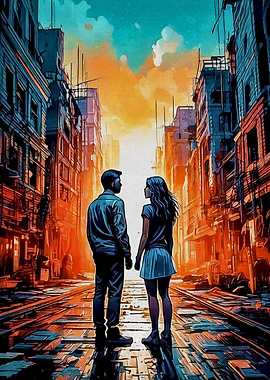 Post-Apocalyptic Couple