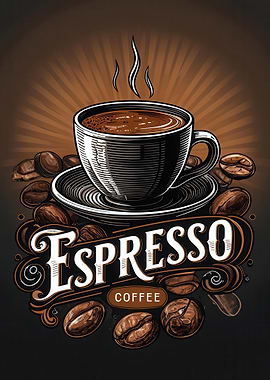 Retro Espresso Coffee