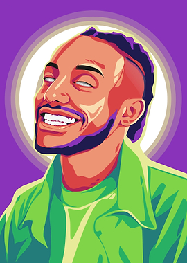 Amine Rapper Illustration