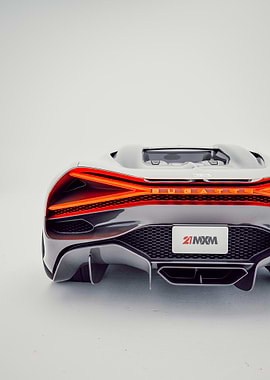 Bugatti Mistral - Rear View