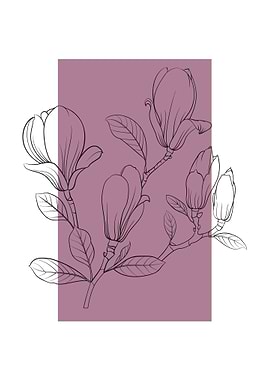 Magnolia Branch Line Art