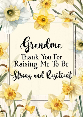 Grandma Thank You Floral Appreciation