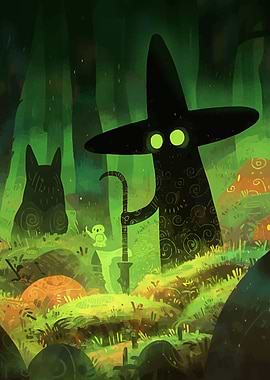 Mysterious Forest Figure