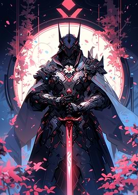 Cyberpunk Samurai Warrior