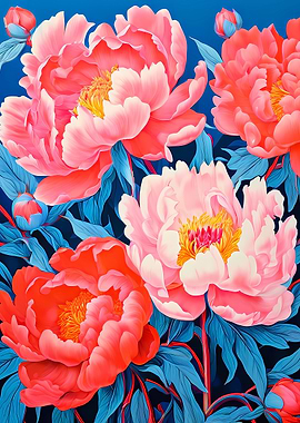 Vibrant Peony Bouquet