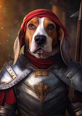 Beagle in Armor