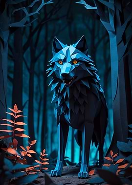 Wolf in the Forest