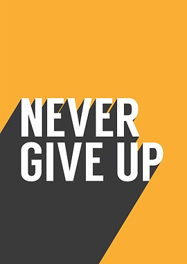 Never Give Up Poster