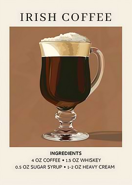 Irish Coffee Cocktail
