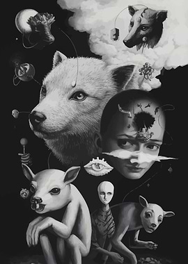 Surreal Animal Portrait