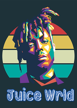 Juice Wrld Pop Art Portrait