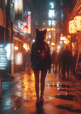 Cyberpunk Alleyway