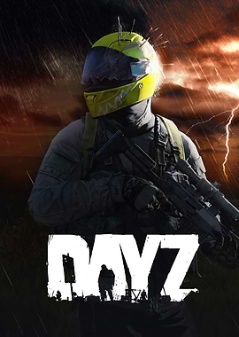 DayZ Game Cover Art Yellow